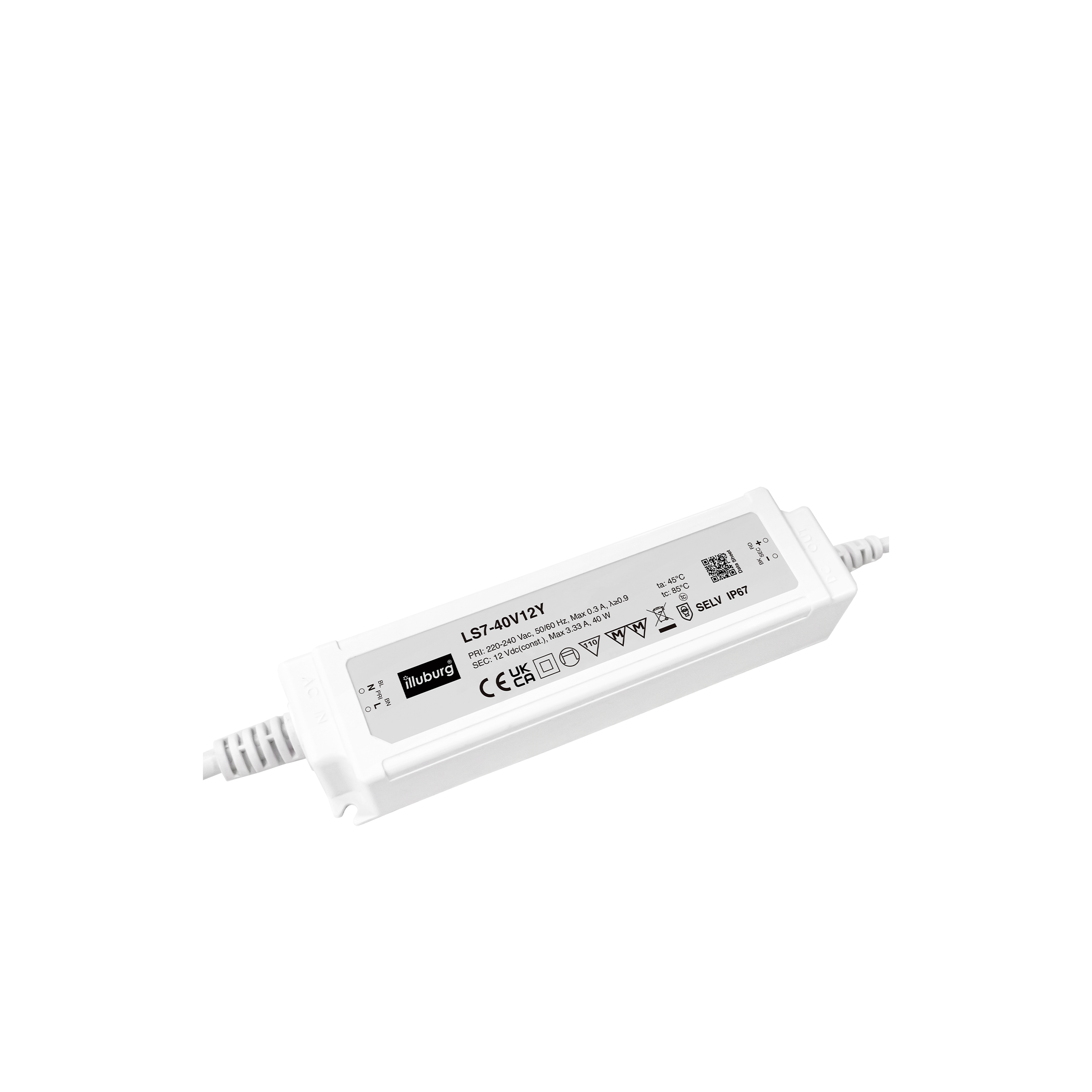 LED Trafo 12V 40W Wasserdicht LS7-40V12 online günstig kaufen